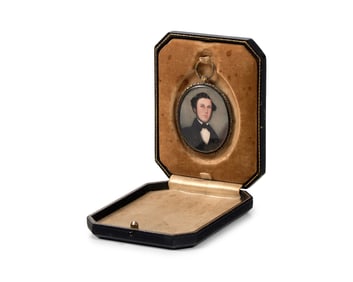 Hubbard Latham Fordham (1794-1872), A Portrait Miniature Of William Huntting Cooper (1816-1894) Of