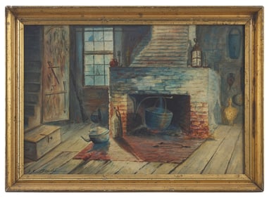 Annie Cooper Boyd (1864-1941), Interior Of The William Cooper Boat Building Shop, Sag Harbor