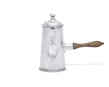 A Mexican Sterling Silver Chocolate Pot