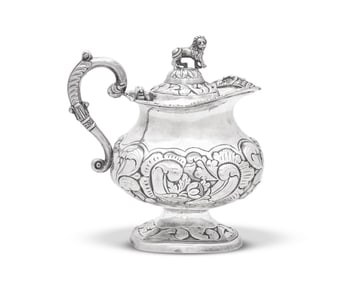 A Portuguese Silver Covered Creamer Or Milk Jug For The Brazilian Market