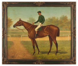 Charles L. Zellinsky (1842-1905), Portrait Of "Daredevil Fitz" On French Park