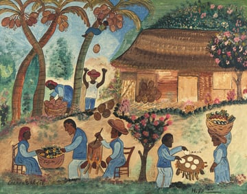 Hector Hyppolite (Haitian, 1894-1948) Chémen Grésié