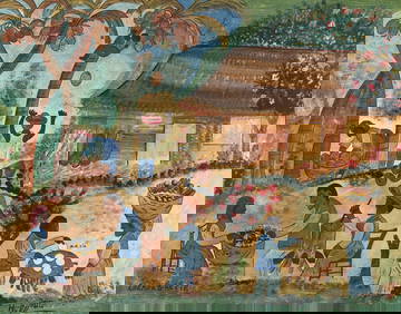 Hector Hyppolite (Haitian, 1894-1948) Chémen Grésié (1 of 3)