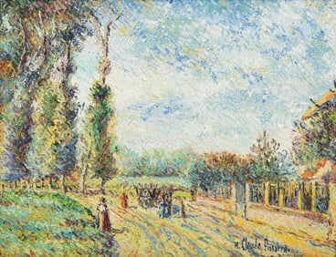 Hugues Claude Pissarro (French, b. 1935) L’Avenue du Petit Anthony, 1989