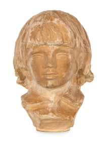 Pierre-Auguste Renoir (French, 1841-1919) Buste de Coco, c. 1907-1908