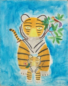 Henri Hecht Maïk (French, 1922-1993) Le Chant d'un Oiseau, 1972