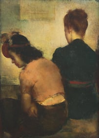 Grigory Gluckmann (Belarusian, 1898-1973) Backstage