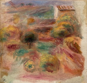 Pierre-Auguste Renoir (French, 1841-1919) Paysage de Cagnes, 1908-10