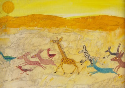 Henri Hecht Maïk (French, 1922-1993) La Poursuite