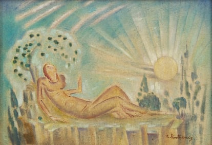 Constantine Parthenis (Greek, 1878-1967) Reclining Nude