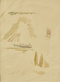 Berthe Morisot (French, 1841-1895) Voiles au Portrieux, 1894