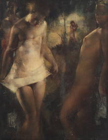 Grigory Gluckmann (Belarusian, 1898-1973) The Four Nudes (1 of 3)