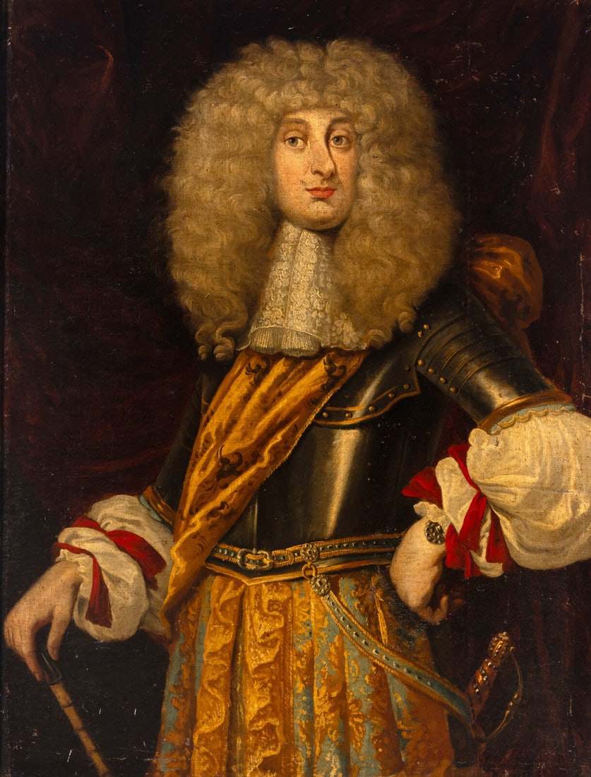 French School, 17th Century Portrait of a Gentleman, traditionally believed to be Joseph Le Moyne de (1 of 3)