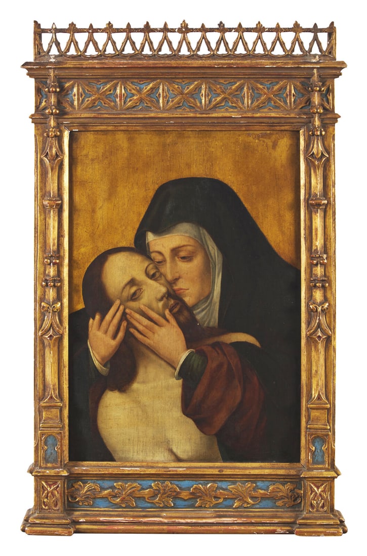 Manner of Gerard David (Flemish, born c. 1460-1523) Lamentation of Christ: Manner of Gerard David (Flemish, born c. 1460-1523) Lamentation of Christ tempera and gold ground on panel 18 x 12 7/8 in. (46 x 33cm) Private Collection, Philadelphia, Pennsylvania. This lot is locat