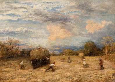 John Linnell (British, 1792-1882) Hay and Haste, 1875 (1 of 2)
