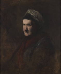 Théodule Ribot (French, 1823-1891) Portrait of a Woman (1 of 3)