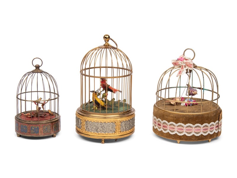 Three Singing Birdcage Automata (1 of 2)