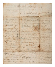 [REPUBLIC OF THE FLORIDAS] -- [FILIBUSTERS]. Letter regarding General Gregor MacGregor, the French