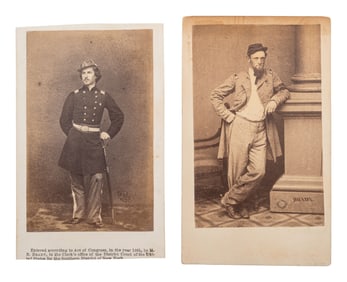 [CIVIL WAR]. CDV of NY Colonel Noah Farnham, commander of Ellsworth's Zouaves, KIA 1st Bull Run.