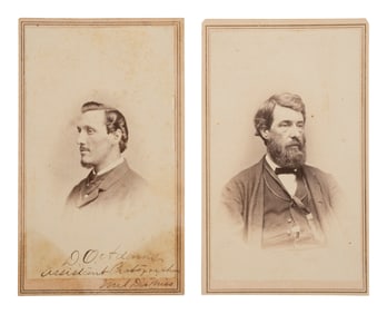 [CIVIL WAR]. CDVs of George Barnard (1819-1902) as US Government Photographer, Military Division of