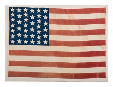 [FLAGS]. 39-star American flag. Ca 1889-1890.