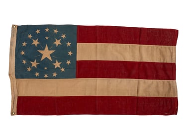 [FLAGS - WORLD WAR I]. "Allied Flag of All Nations," 23-star American flag. Ca 1918.