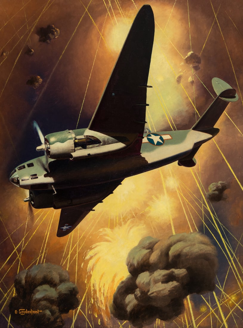 LEYDENFROST, Alexander (1888-1961). The Ventura is a Bruiser. c. 1944. (1 of 2)