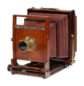 [EARLY PHOTOGRAPHY]. A group of 2 reversible back cameras produced by the Blair Camera Co., Boston,