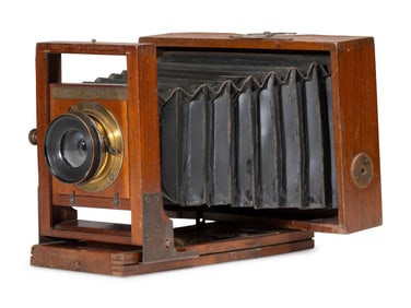[EARLY PHOTOGRAPHY]. 2 cameras made by E. & H.T. Anthony, including the Victor and Champion. Ca late