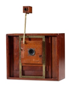 [EARLY PHOTOGRAPHY]. "New Gem" multiplying camera. Simon Wing & Co. Ca 1901.