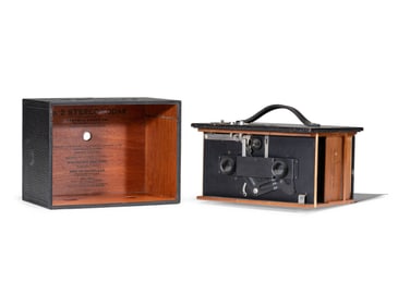 [EARLY PHOTOGRAPHY]. Eastman Kodak Co. No. 2 Stereo Kodak box camera. Rochester, NY, ca 1901-1905.