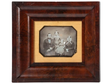 [EARLY PHOTOGRAPHY]. Three-quarter plate daguerreotype of New York farmer and judge Benjamin H.