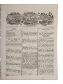 [LINCOLN ASSASSINATION]. The Friend. Vol. 14, No. 6. Honolulu, Hawaii: 1 June 1865.