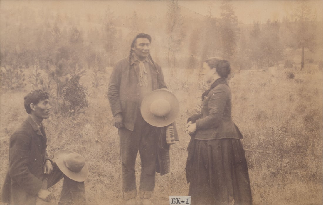 [NATIVE AMERICANS]. Collection of photographs documenting the Nez Perce, Comanche, and Kiowa Indians (1 of 15)