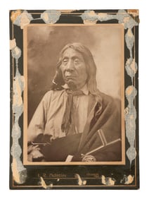 [NATIVE AMERICANS]. Photograph of Red Cloud at 83 Years Old. Chadron, NE: Isaiah R. McIntire, ca