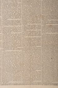 [CALIFORNIA GOLD RUSH]. Official report of the discovery of gold in California featured in December