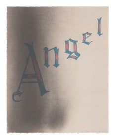 Ed Ruscha (American, b. 1937) Angel, 2006