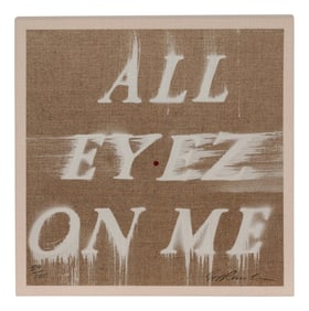 Ed Ruscha (American, b. 1937) 2Pac-All Eyez on Me, 2022