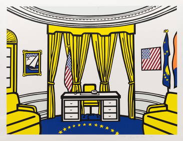 Roy Lichtenstein (American, 1923–1997) Oval Office, 1992 (1 of 2)