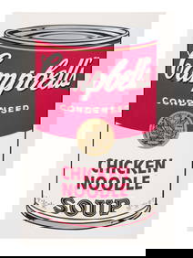 Andy Warhol (American, 1928-1987) Chicken Noodle Soup (from Campbell's Soup I), 1968 (1 of 3)
