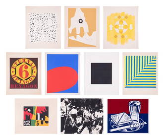 Various Artists (20th century) X + X (Ten Works by Ten Painters) (complete portfolio of ten (1 of 14)