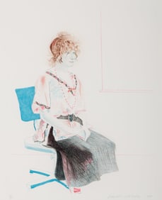 David Hockney (British, b. 1937) Celia Seated in an Office Chair, 1974