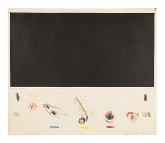 Pat Steir (American, b. 1940) Between the Lines, 1974