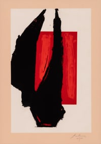 Robert Motherwell (American, 1915-1991) Art 1981 Chicago Print, 1981
