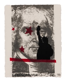 Robert Rauschenberg (American, 1925-2008) Spackle (from Harvey Gannt Portfolio), 1990