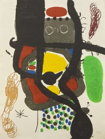 Joan Miró (Spanish, 1893-1983) Le Caissier, 1969