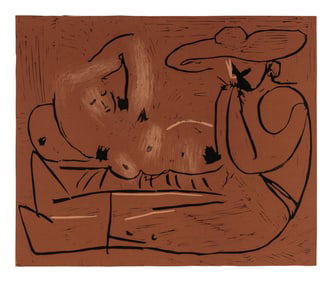 Pablo Picasso (Spanish, 1881–1973) L'Aubade, avec Joueur d'Harmonica, 1959