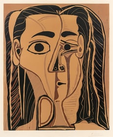 Pablo Picasso (Spanish, 1881–1973) Jacqueline au Bandeau de Face (Grand Tête de Femme),