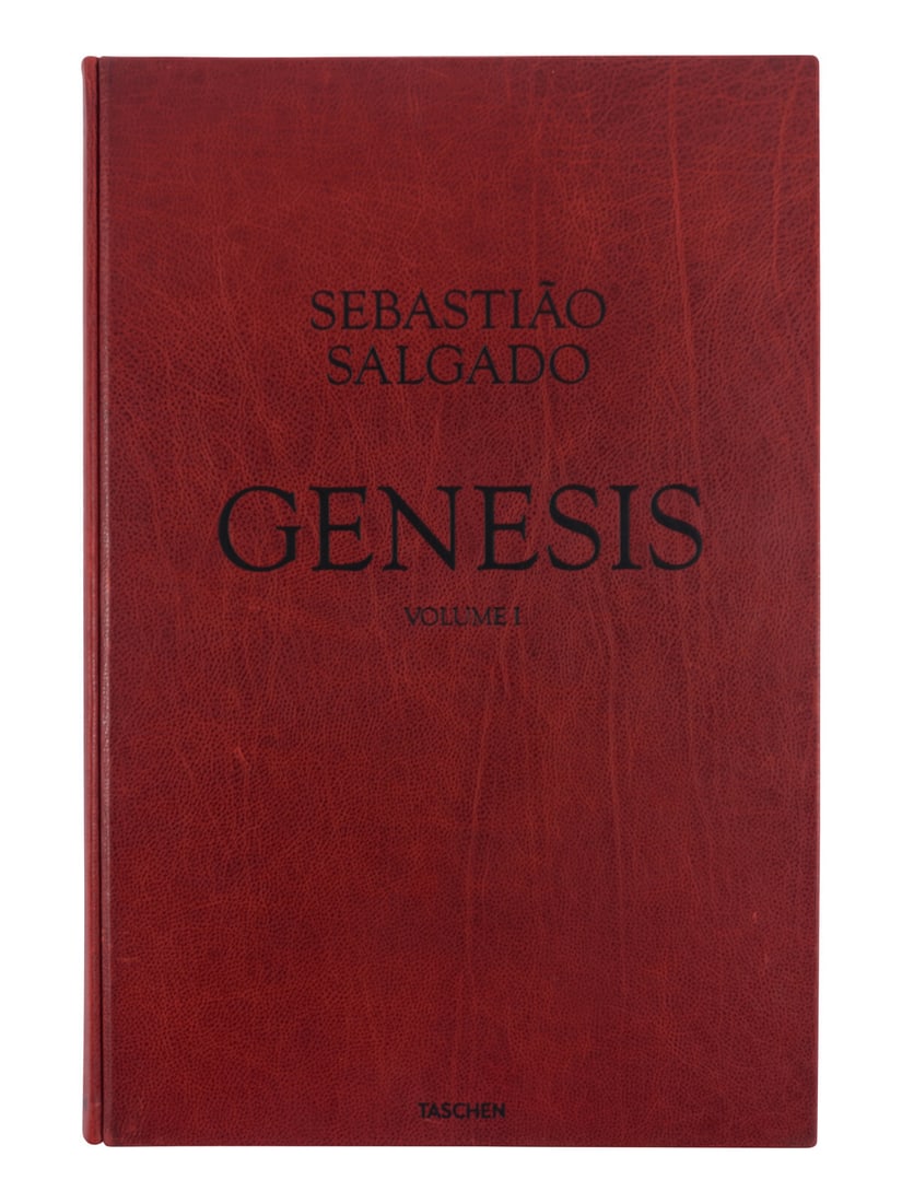 Sebastião Salgado (Brazilian, b. 1944) Genesis: Art Edition, Taschen, Paris 2013(SUMO in two: Sebastião Salgado (Brazilian, b. 1944) Genesis: Art Edition, Taschen, Paris 2013(SUMO in two volumes together with booklet, varnished cherry wood lectern designed by Tadao Ando, and signed gelati