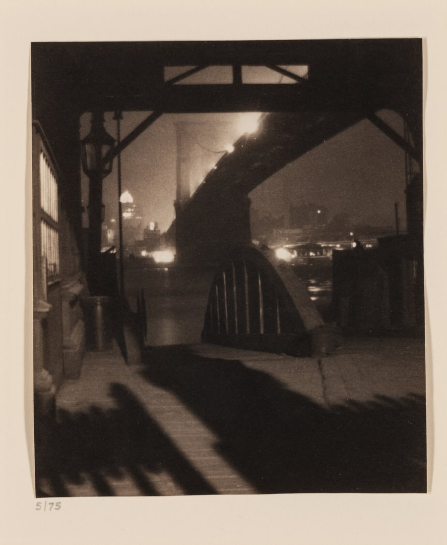 Karl Struss (American, 1886-1981) New York; printed later: Karl Struss (American, 1886-1981) New York; printed later platinum print numbered 5/75 in pencil 4 1/2 x 3 3/4 inches. Property from a Private Collection, Atlanta, Georgia Provenance: The Pierce Stree